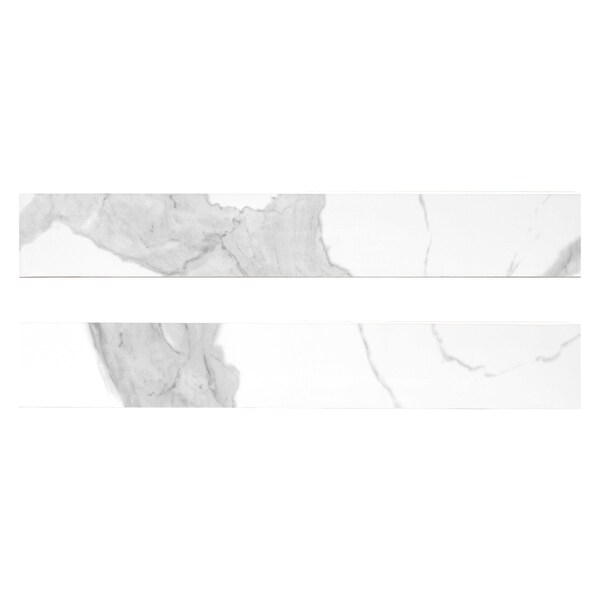 Eden Statuary 4X24 Polished Bull Nose Wall Tile, 10PK